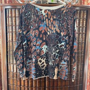 Bateau neck merino wool sweater